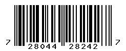 UPC barcode 728044282427