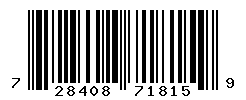 upc 728408718159 barcode image