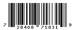 upc 728408718319 barcode image