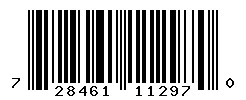UPC barcode 728461112970