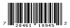 UPC barcode 728461199452