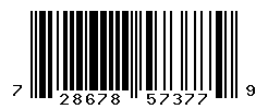 UPC barcode number 728678573779