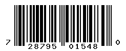 UPC barcode number 728795015480