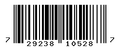UPC barcode number 729238105287