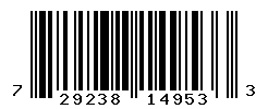 UPC barcode number 729238149533