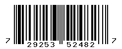UPC barcode number 729253524827