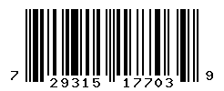 UPC barcode number 729315177039