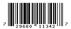 UPC barcode number 729680113427