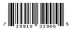 UPC barcode number 729910329055