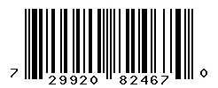 UPC barcode 729920824670