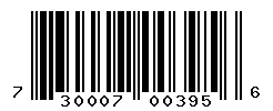UPC barcode number 730007003956
