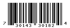 UPC barcode number 730143301824