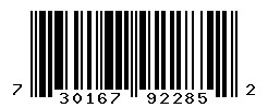 UPC barcode number 730167922852