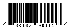 UPC barcode number 730167991117