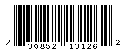 UPC barcode number 730852131262