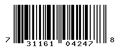 UPC barcode number 731161042478