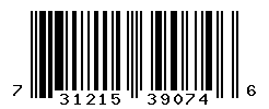 UPC barcode number 731215390746