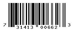 UPC barcode number 731413006623