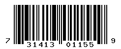 UPC barcode number 731413011559