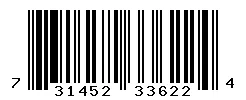 UPC barcode 731452336224