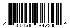 UPC barcode number 731458947394