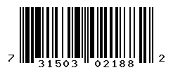 UPC barcode number 7315030021882