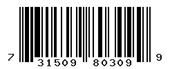 UPC barcode 731509803099