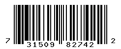 UPC barcode 731509827422
