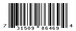 UPC barcode 731509864694