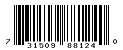 UPC barcode 731509881240