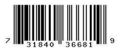 upc 731840366819 barcode image