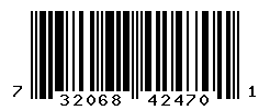 upc 732068424701 barcode image
