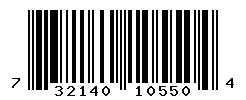 UPC barcode number 732140105504