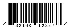UPC barcode number 732140122877