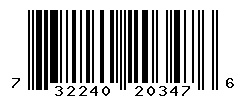 UPC barcode number 732240203476