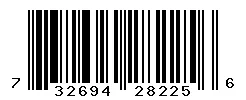 UPC barcode 732694282256