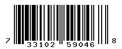 UPC barcode number 733102590468