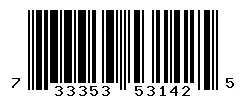 UPC barcode 733353531425
