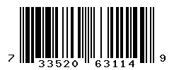 UPC barcode number 733520631149