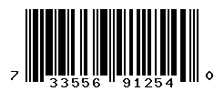 UPC barcode number 733556912540