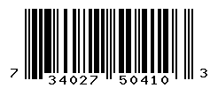 UPC barcode number 734027504103