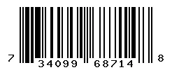 734099687148 barcode