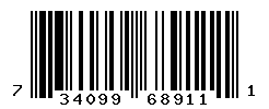 UPC barcode number 734099689111