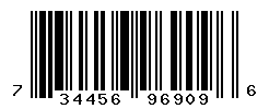 UPC barcode number 7344562969096