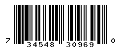 UPC barcode number 734548309690
