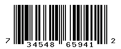 UPC barcode 734548659412