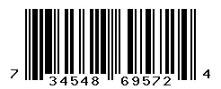 UPC barcode 734548695724