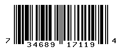 UPC barcode number 734689171194