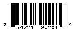 UPC barcode 734721952019