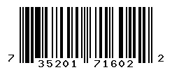 UPC 735201716022 barcode image
